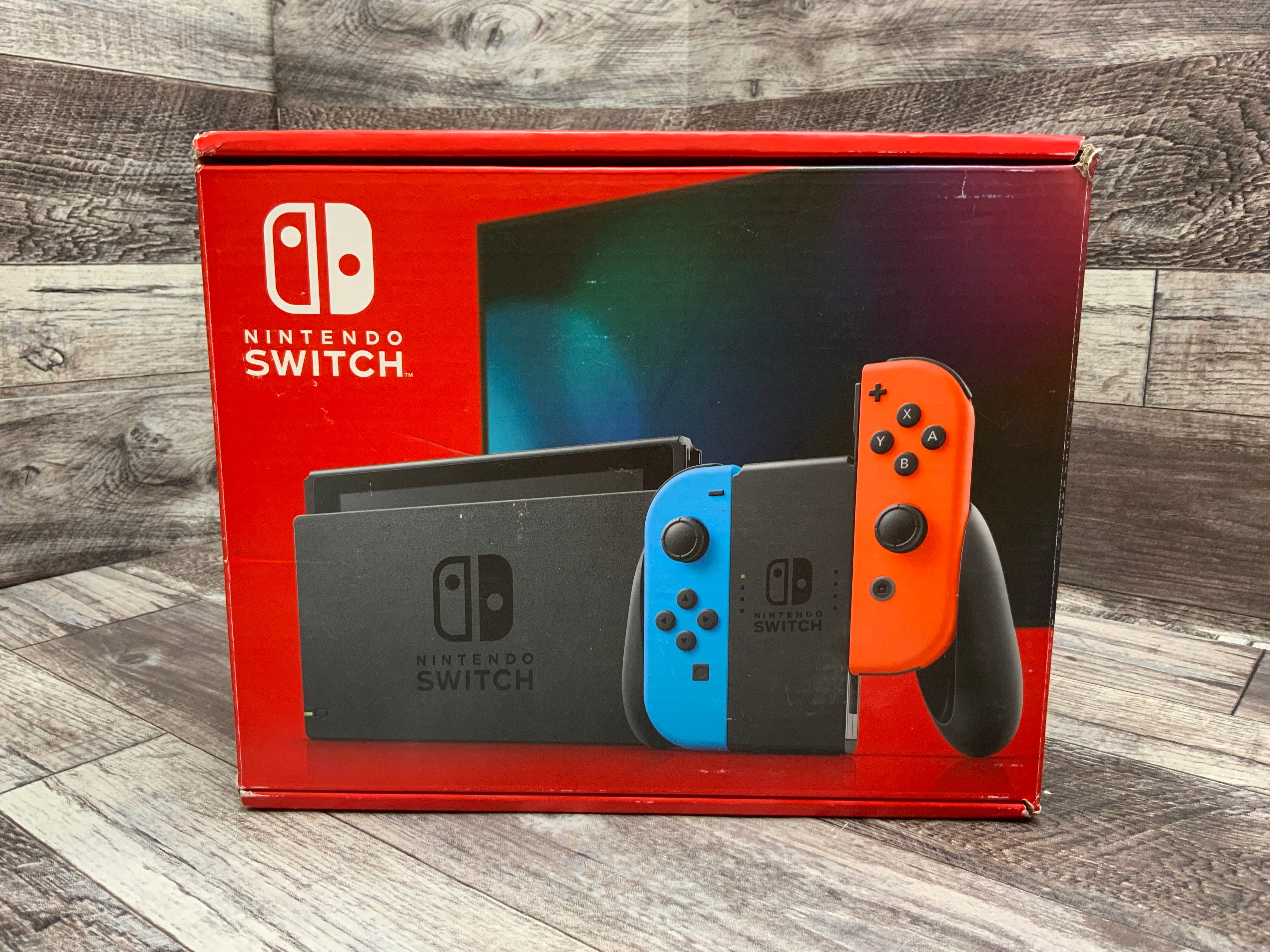 Nintendo Switch with Neon Blue and Neon Red Joy‑Con (8079135604974)